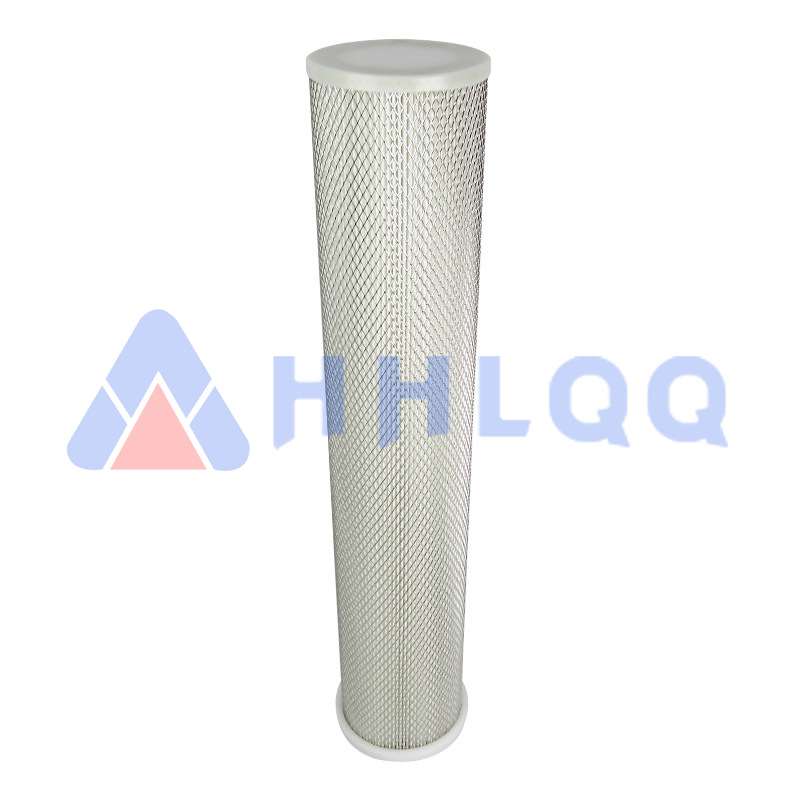 折叠无纺布真空泵除尘滤筒过滤器风机滤芯喷砂机仓顶除尘器滤芯