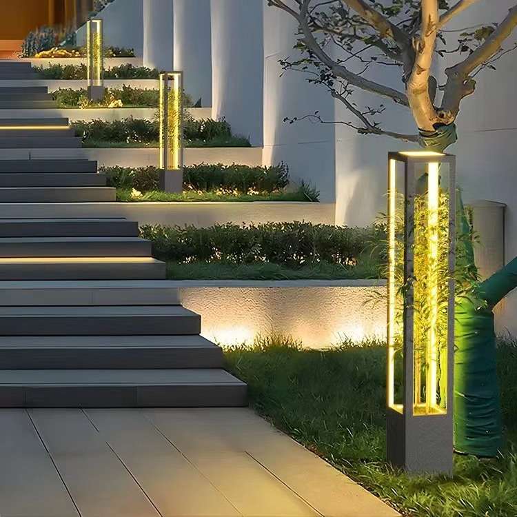 草坪灯户外防水装饰盆栽景观灯别墅室外花园灯太阳能庭院灯接电款