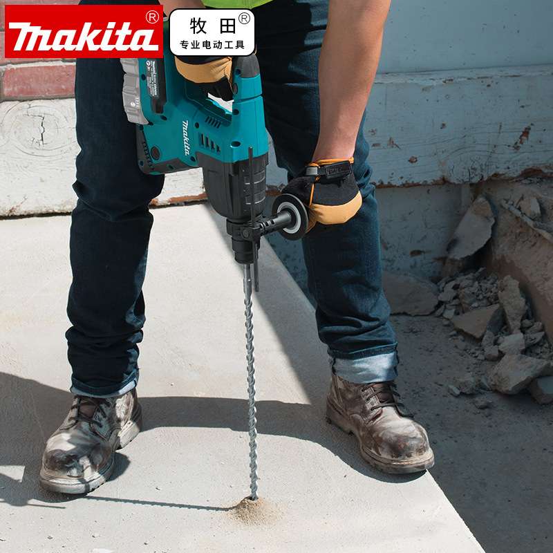牧田Makita锂电充电电锤冲击钻36V电镐四坑多功能DHR263PM4/Z