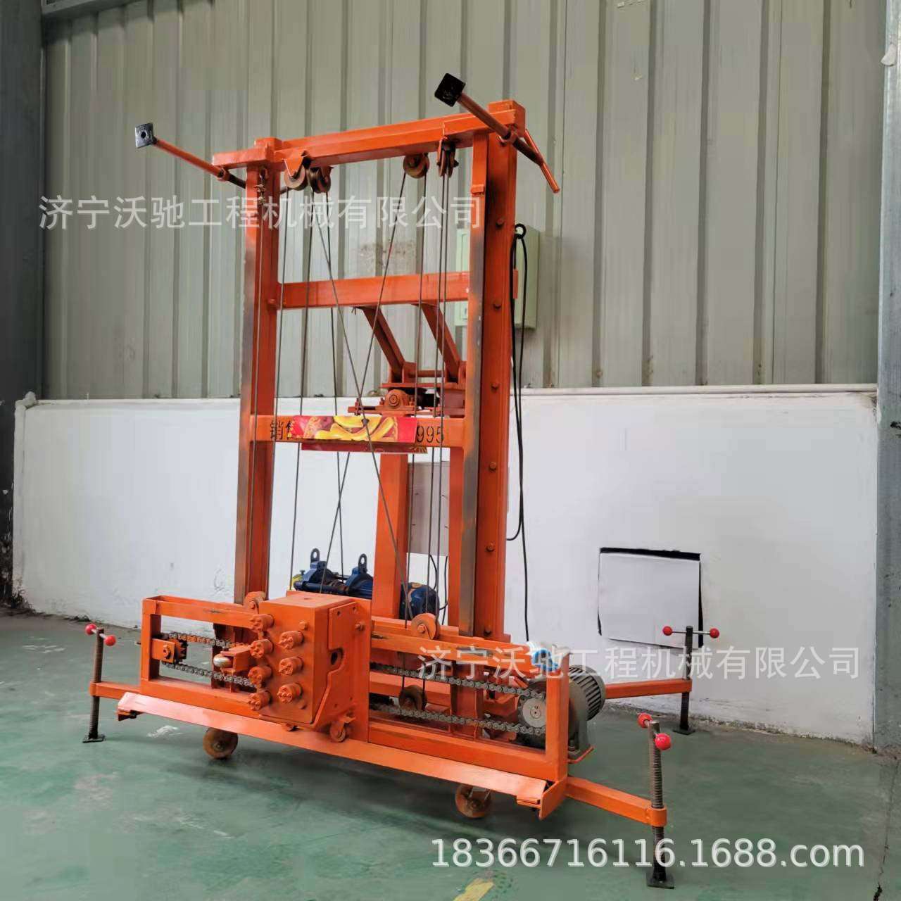 厂家生产移动式墙面立式气动混凝土凿毛机7头墙面混凝土拉毛机