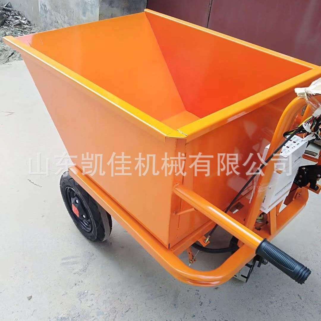 砂浆水泥手推车带斗三轮运输车 混凝土翻斗自卸车运输方便功力大