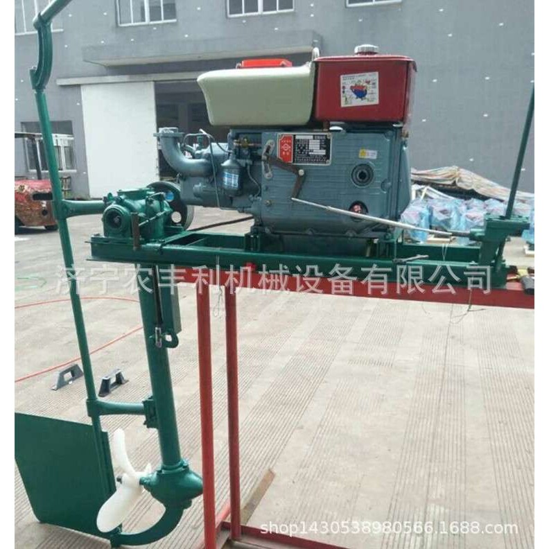 现货小型渔船柴油挂机 柴油发动机船挂桨 微型渔民用船挂机