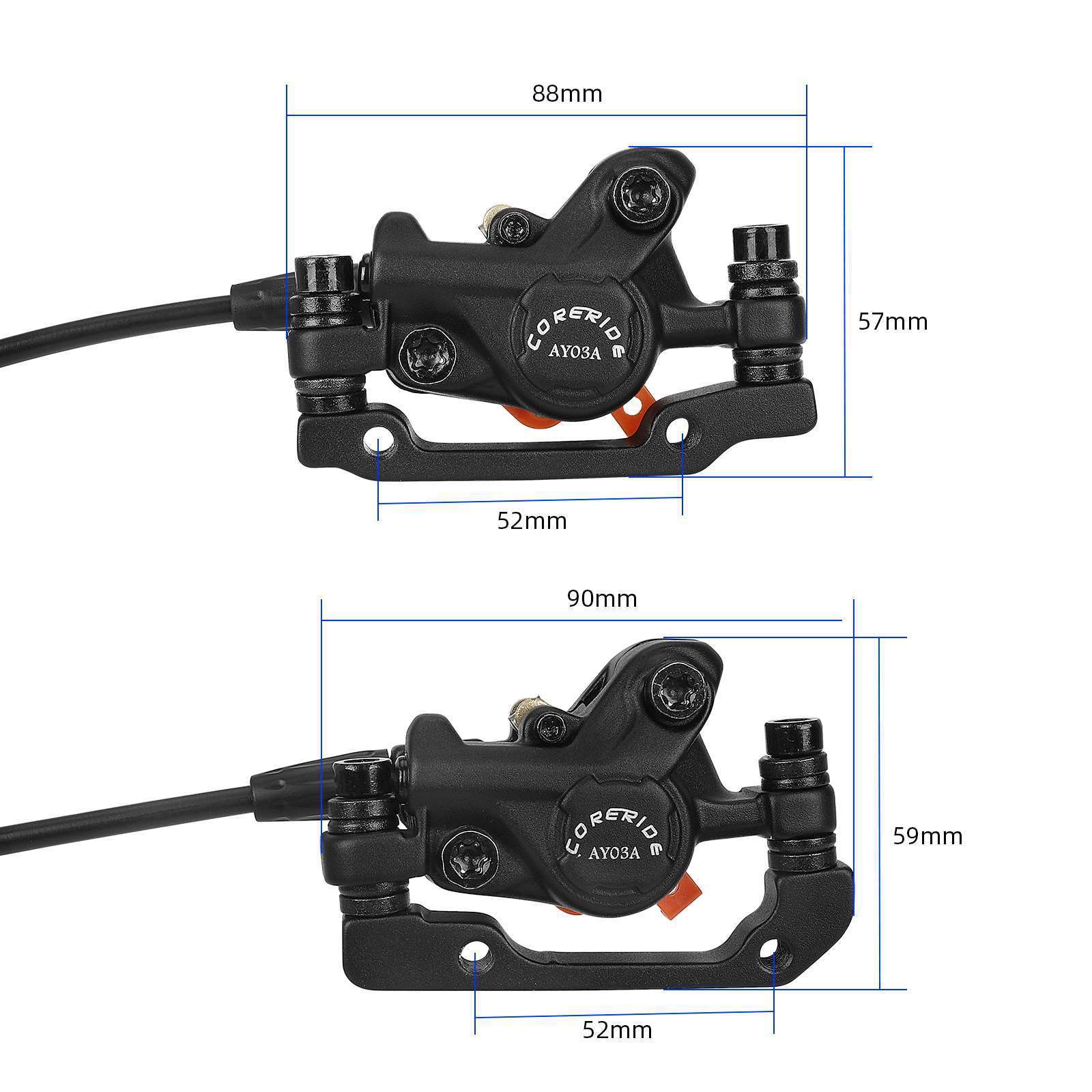 CORERIDE Mtb液压制动装置液压制动Ebike电动踏板车盘式制动器