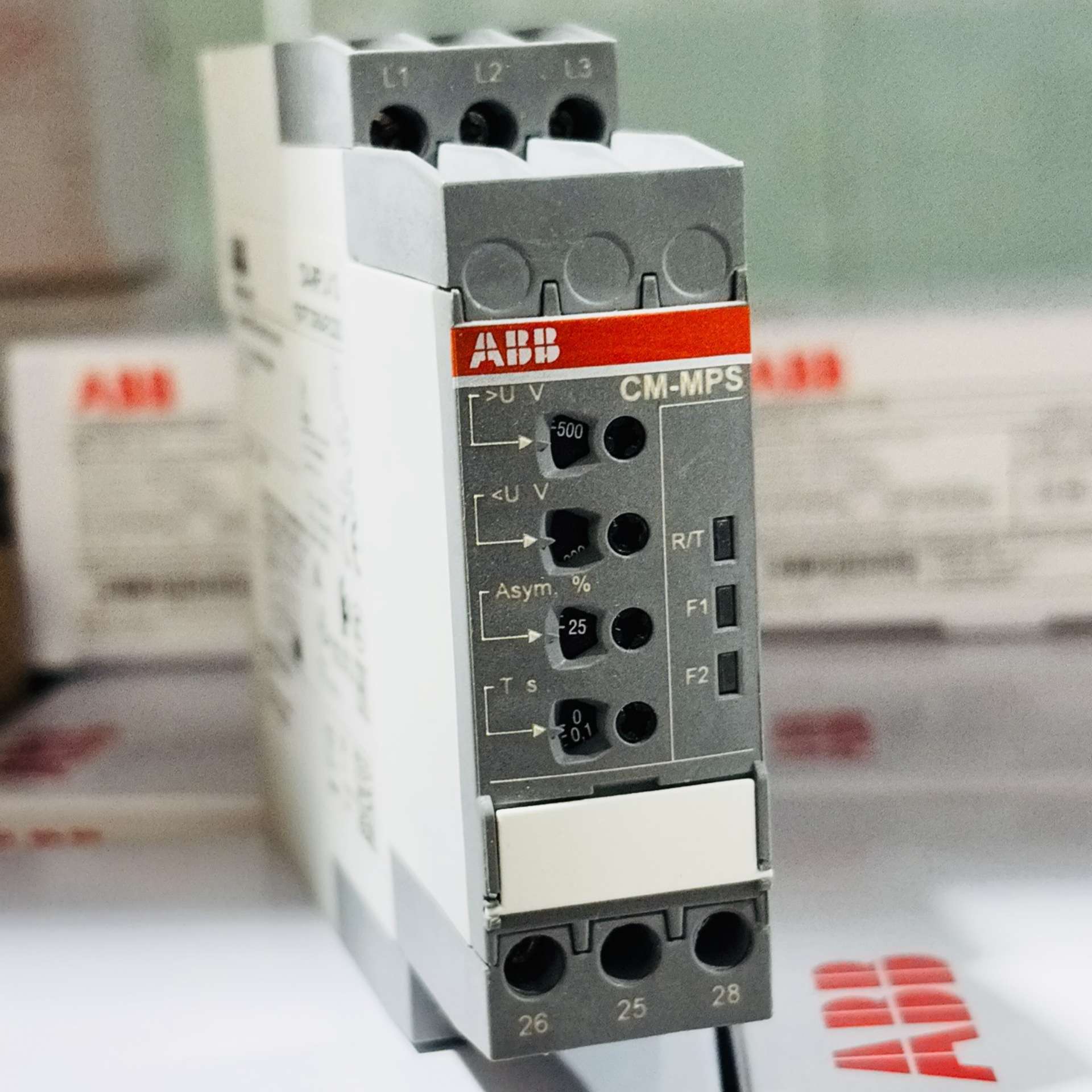 ABB CM 三相监控继电器CM-MPN.72S  缺相检测相序监视