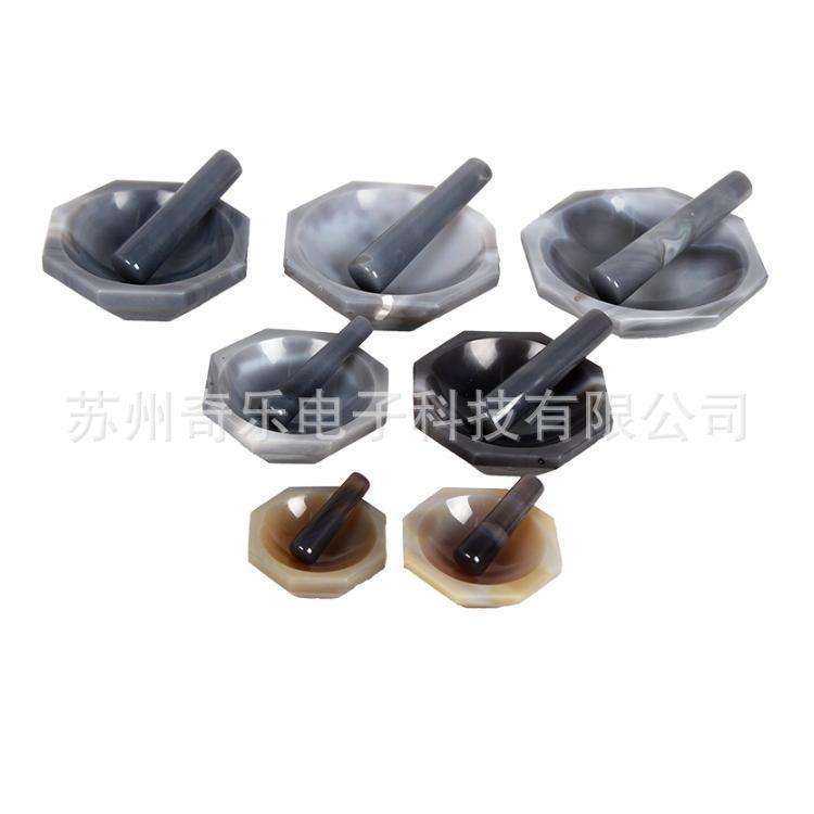 实验室抗耐磨玛瑙乳钵研磨棒罐乳钵玛瑙研钵