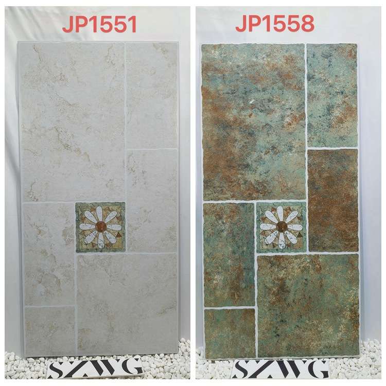 600X1200田园莱姆石古堡瓷砖别墅客厅花园阳台户外露台防滑地板砖