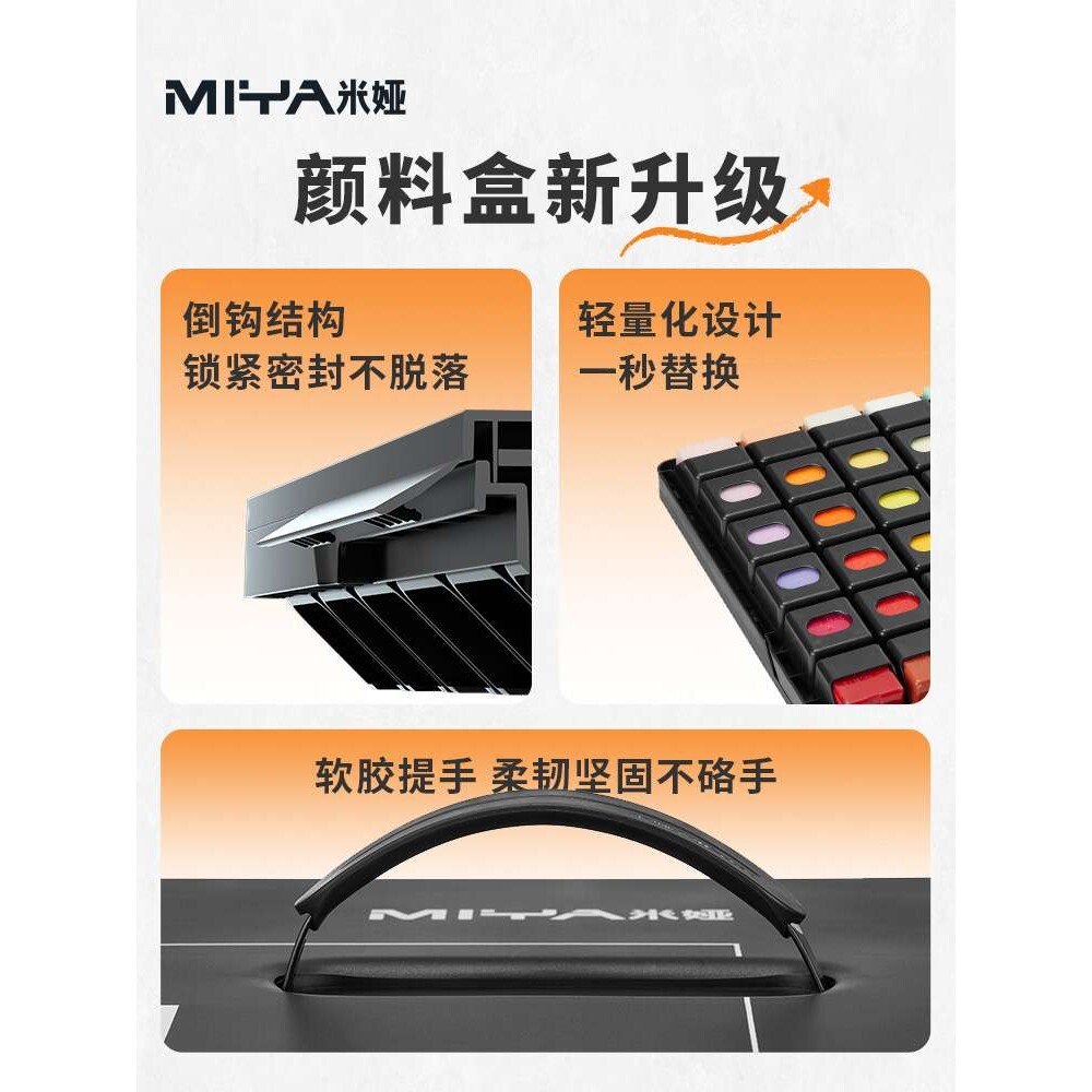 水粉颜料套装果冻色色全套工具米割草机/草坪机