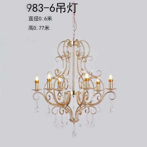 直径0.6米 高0.77米金色 婚礼堂吊灯  婚庆吊灯 wedding light