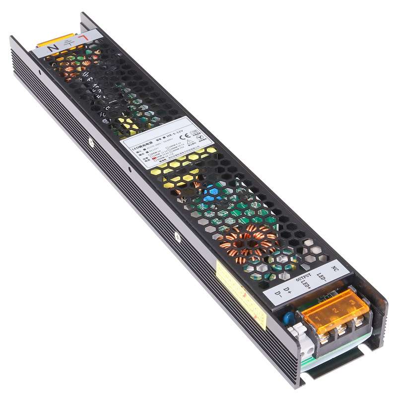 长条24V100W200W恒压不防水驱动 LED开关电源 室内恒压LED驱动