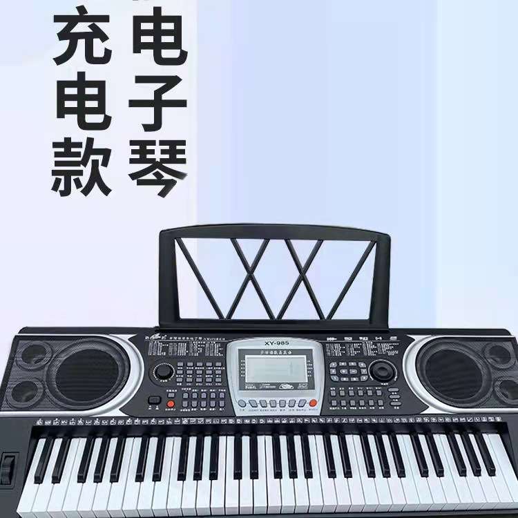新韵XINYUN 985电子琴成人儿童初学通用关机记忆61键法国音源专业