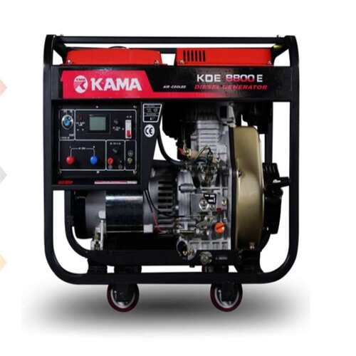KDE8800E凯马KAMA柴油发电机组单相电启动6KW