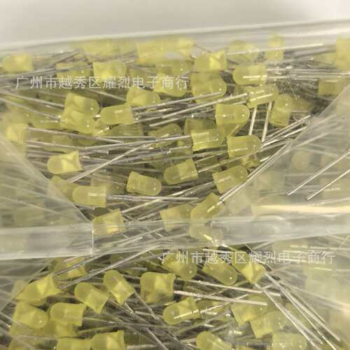 匡通F3 黄发黄短脚LED发光管 3AY2UD09 3MM整袋 直插式LED灯珠
