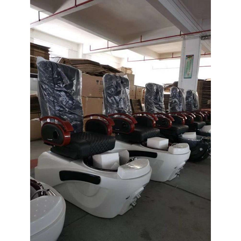 美甲足浴店可躺电动沐足沙发美睫沙发椅带玻璃盆足疗洗脚椅按摩椅