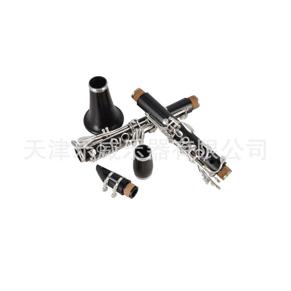 乌木管体镀银按键单簧管 黑管乐器 降B调 质量保障 专业黑管17键
