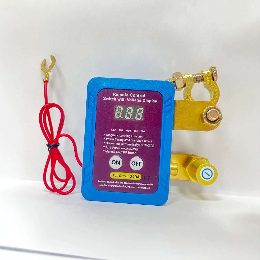 切断开关12V240A远程电池断开开关自动断电开关汽车汽车卡车船用