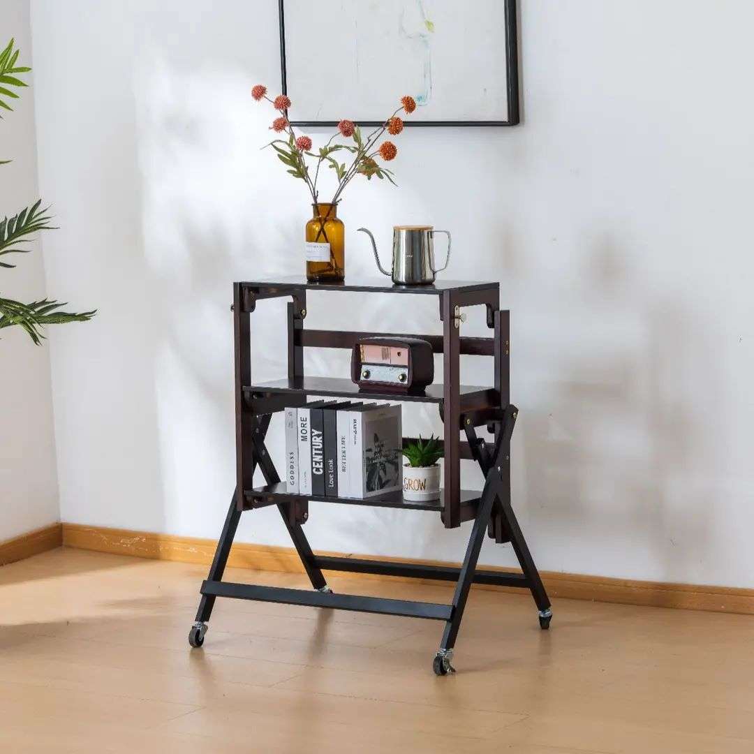 多功能可移动折叠桌置物架网红家具桌子多层置物架升级储物架桌几