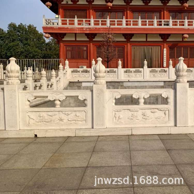 大理石阳台柱厂家 汉白玉花瓶柱价格 花岗岩栏杆柱图片大全