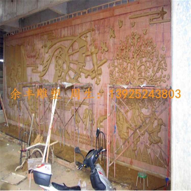 玻璃钢仿古铜浮雕艺术人物专业安装手工雕刻仿古艺术立体