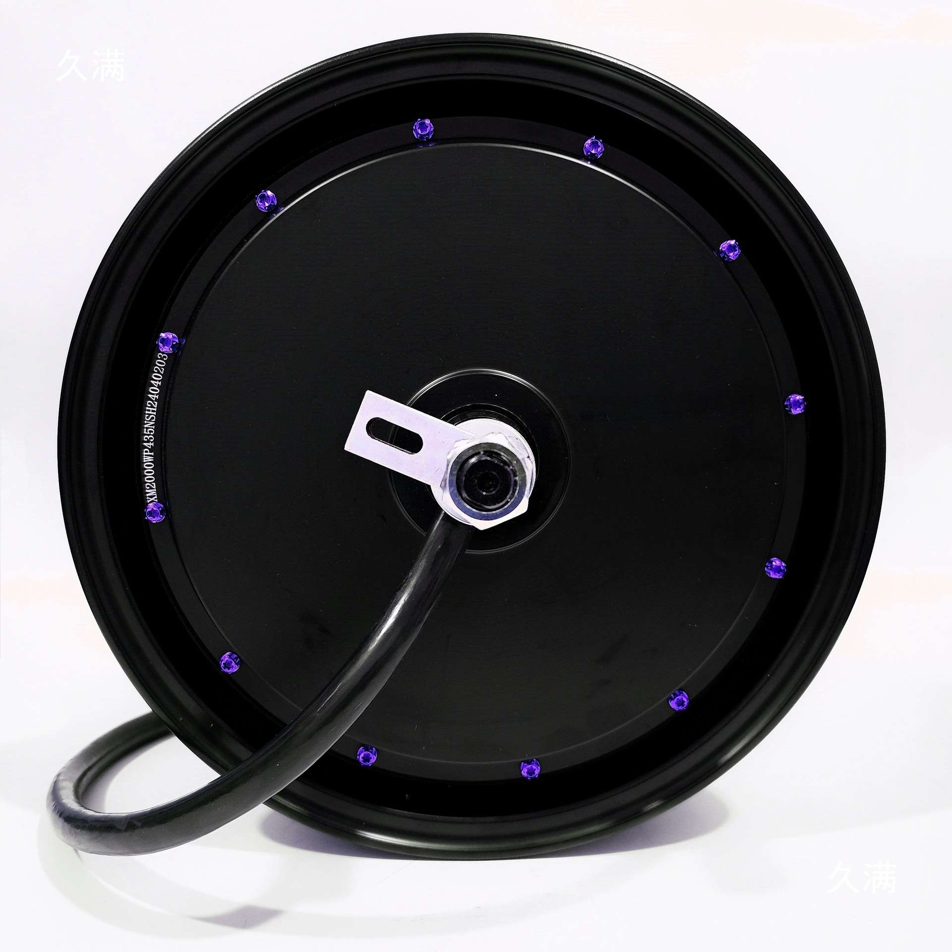 电机12寸1500w2000w3000w4000W5000W磁钢瓦片宽钢圈粗轴加长