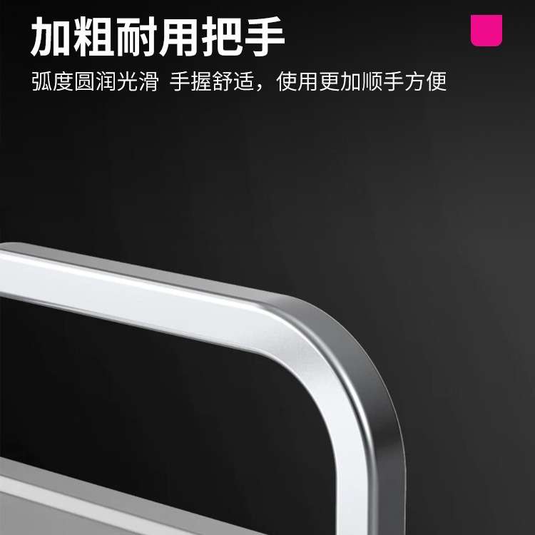 乐创商用饭店酒店三层餐车不锈钢推车移动送餐收碗车手拖车收残车