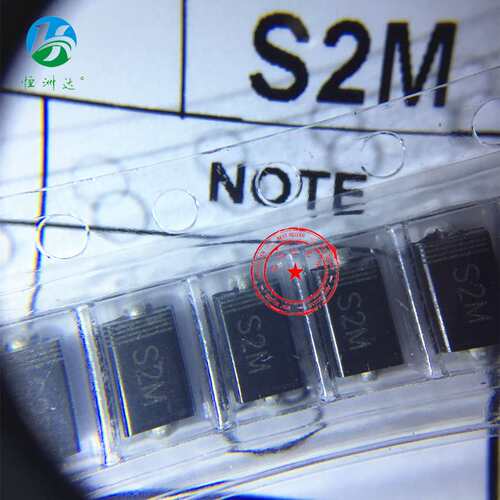 贴片整流二极管RL207 S2M SMA足3A DO-214AC