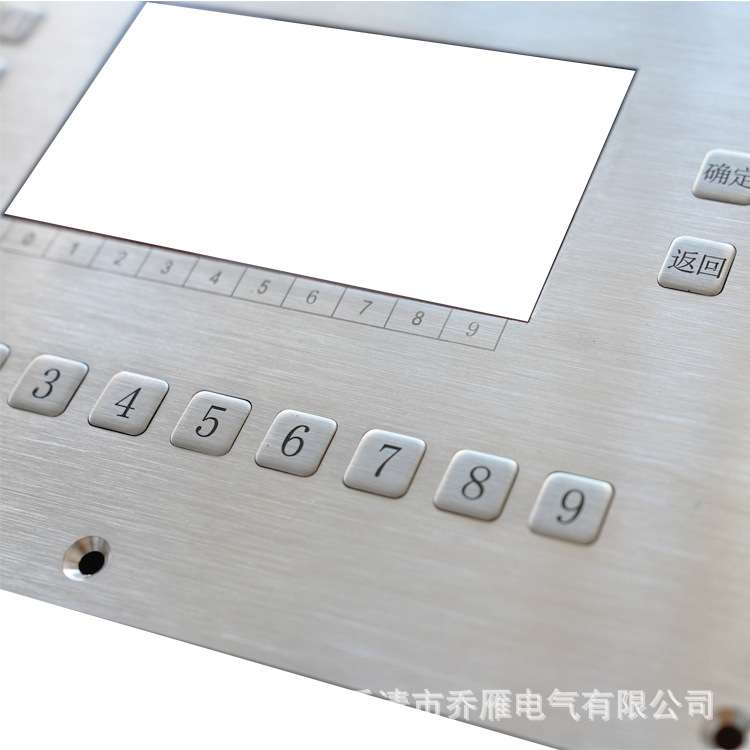 CNG/LNG防尘防水防爆不锈钢金属材料键盘按键力度严格控制,手感
