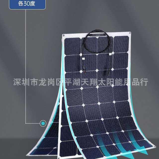 跨境热卖太阳能板房车离网户外大棚家用阳台光伏发电度电储能套装