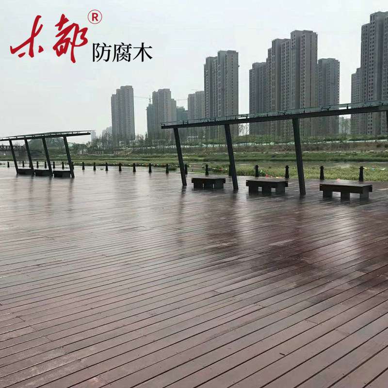 户外樟子松防腐环保木地板阳台庭院露台防腐木地板花园地板
