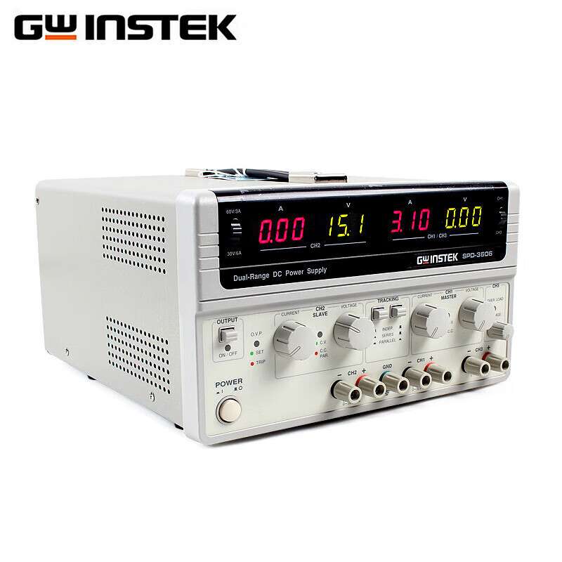 GWINSTEK固纬SPD-3606开关式双范围直流电源三路输出双档位
