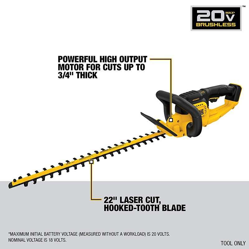 得伟（DEWALT）DCMHT564充电锂电绿篱机篱笆剪DCMPP568电动剪双刃