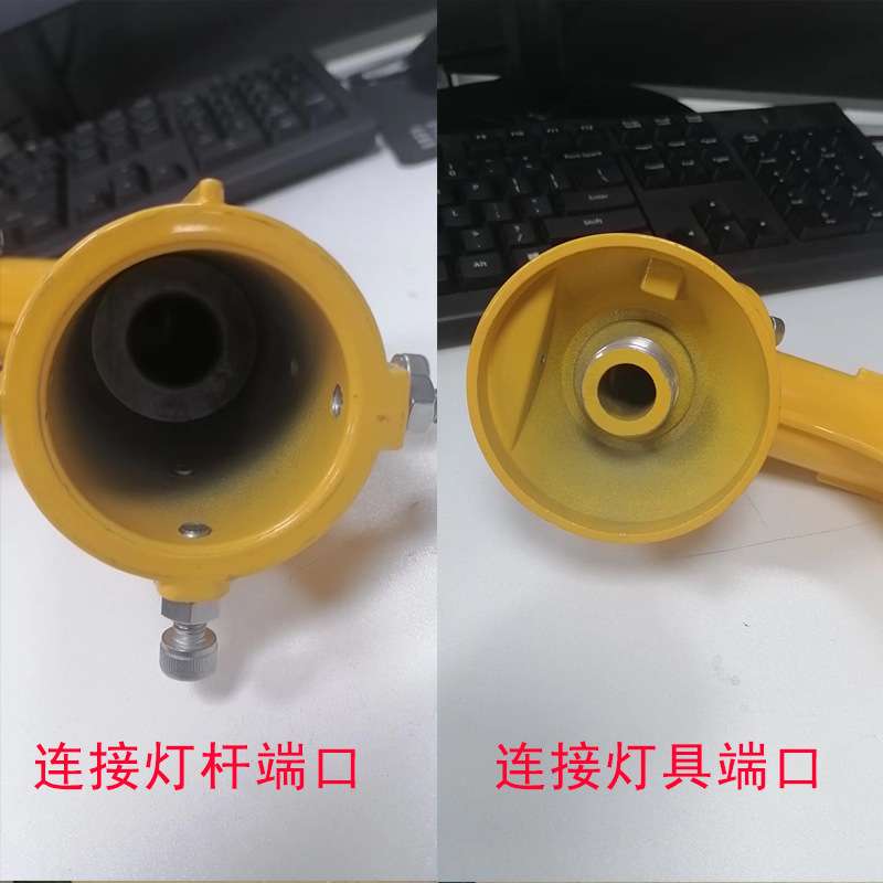 灯具安装弯杆法兰式安装BPC8767护栏式安装U型支架安装吊杆式安装