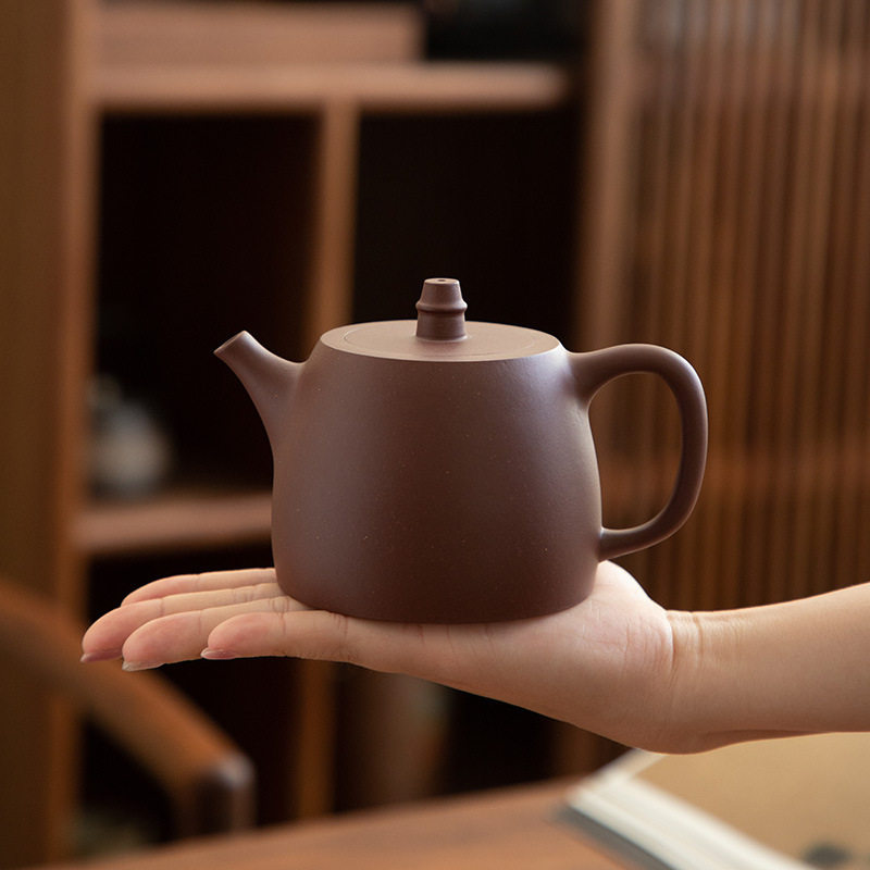 德化陶瓷【茶壶】汉铎壶170ml/紫砂/宜兴纯手工/张健