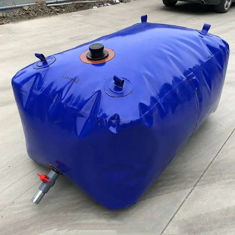 野外抗灾储水袋大容量PVC水囊液袋山林防火方形车载运输水袋