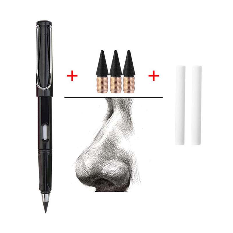 跨境素描绘画工具35件套装HB永恒铅笔 碳条 可塑橡皮海绵擦纸擦笔