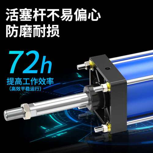 重型全铁气缸QGB II QGA QGS JB80/100/125/160/200/250/320/400