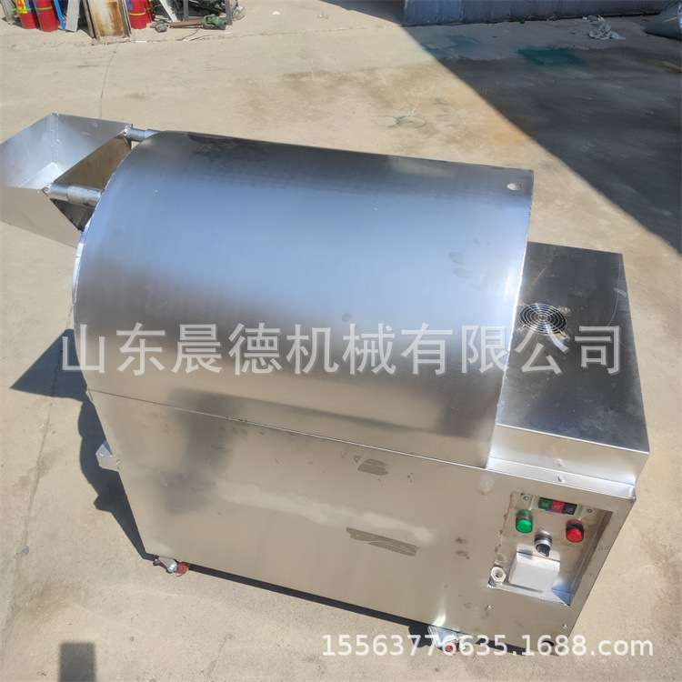 多功能干果炒货机 20斤电加热黄豆红豆炒锅小型家用炒花生机器