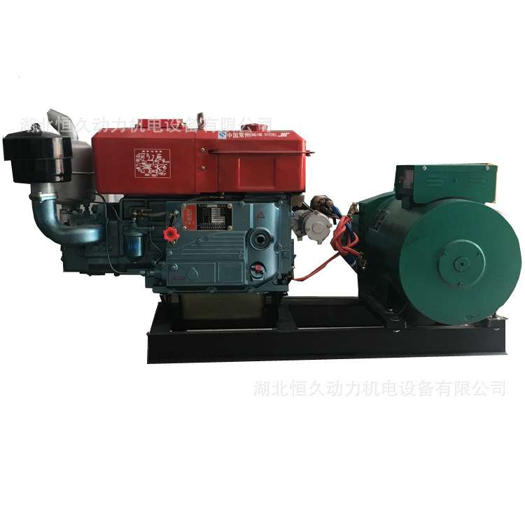 黄梅发电机销售商20kw24千瓦单缸柴油发电机组