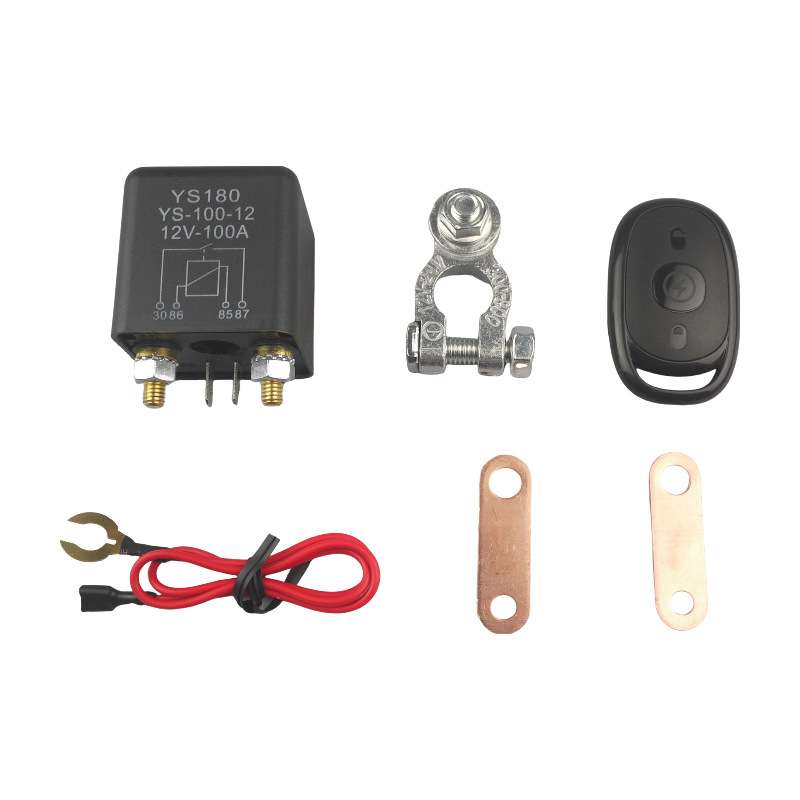 跨境 汽车电瓶电漏电跑电12V24V继电器电源保护车用遥控断电开关