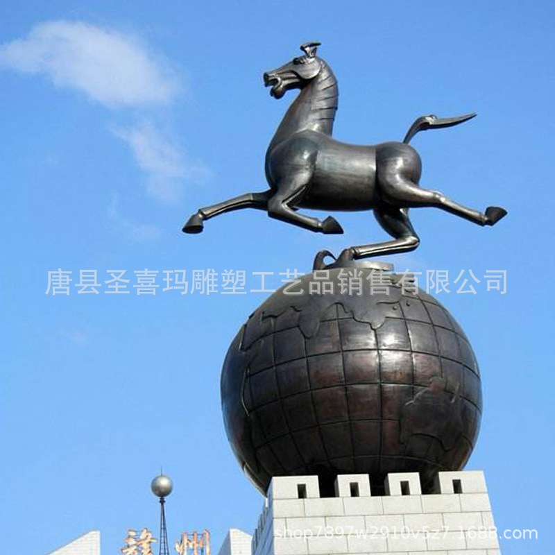 大型户外纯铜马雕塑厂家直销 公园景区动物园铸铜铸铁工艺品摆件