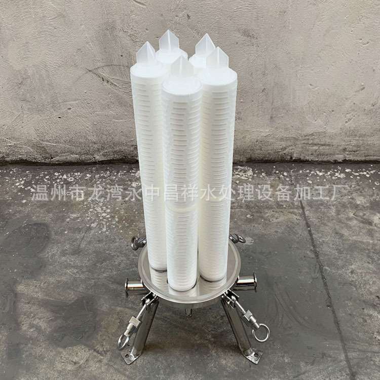 厂家直供交货快5芯20寸226接口折叠滤芯卫生级不锈钢微孔过滤器
