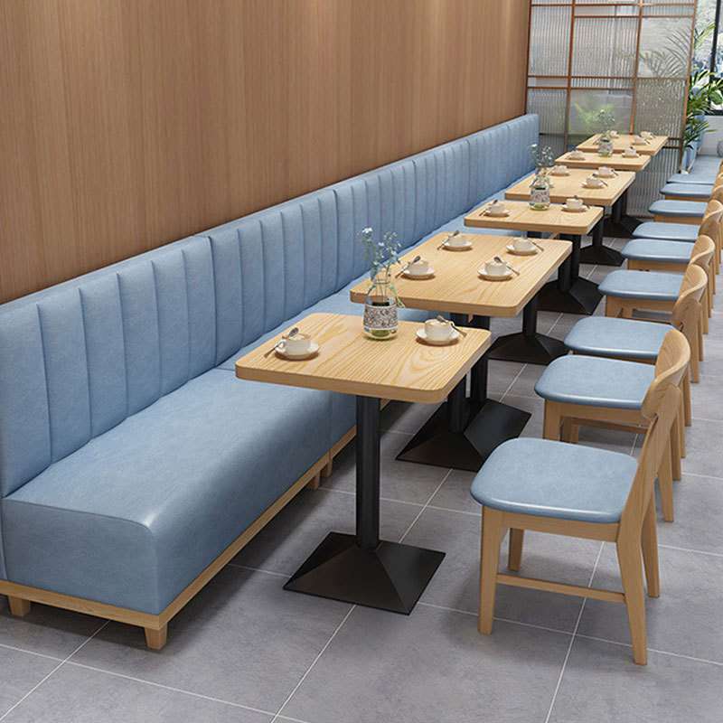 西餐厅奶茶甜品店餐饮店咖啡厅茶餐厅靠墙卡座沙发桌椅组合