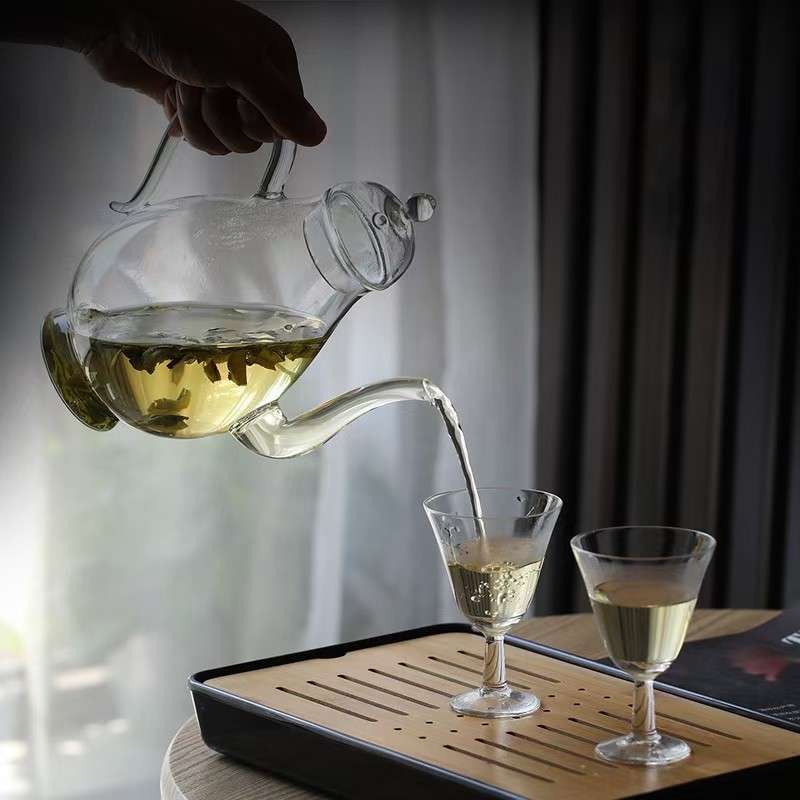 绿茶器新款清欢套装高硼硅玻璃一壶二杯花茶冷泡壶茶具组合