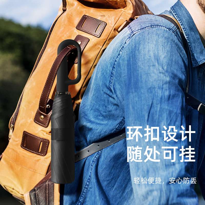 2024创意新款锁扣雨伞折叠全自动伞双人大号加厚遮阳伞晴雨两用伞图片