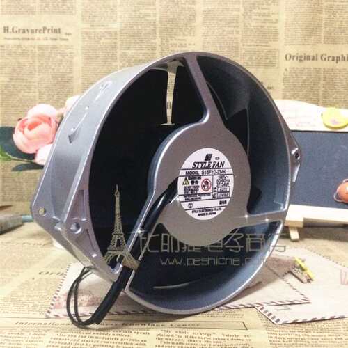 原装STYLE FAN S15F10-ZMK 100V 37/34W 172*150*55MM全金属风扇