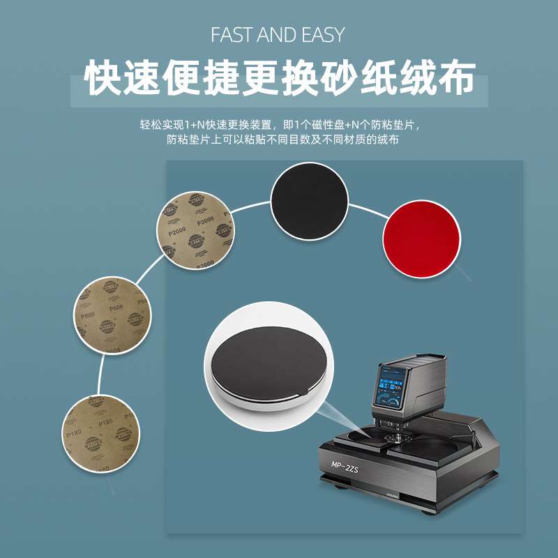 广州金相抛光自粘盘磨抛机配件磁吸打磨抛片转接垫防粘盘磁性盘