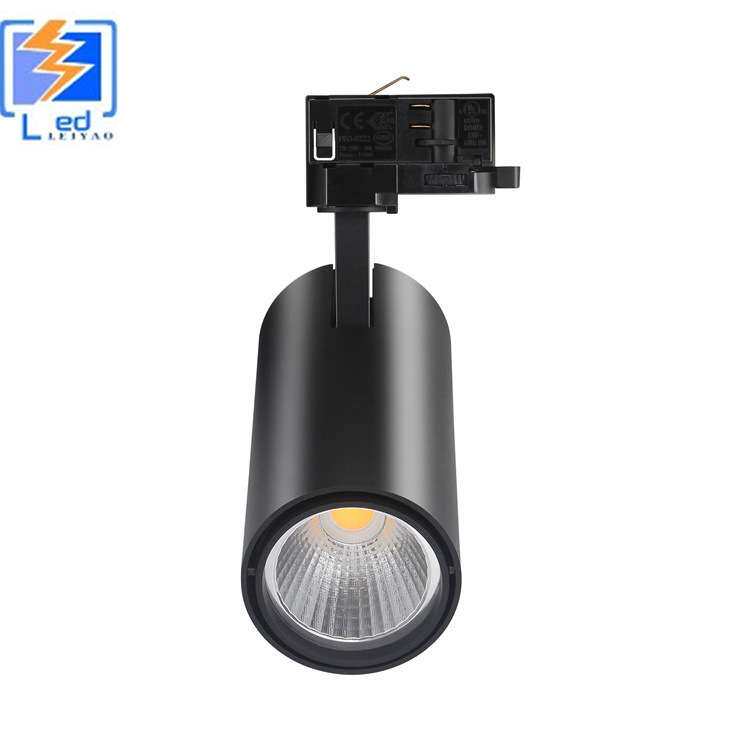 LED轨道射灯防眩高亮3线415W30W服装店路轨商用厂家直销