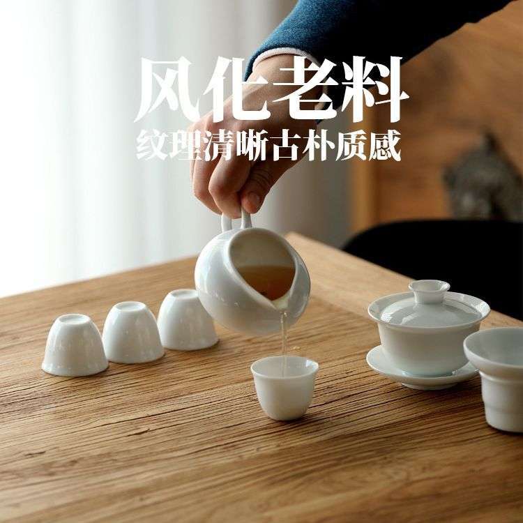 老榆木餐桌椅组合田园阳台休闲矮茶桌方桌茶桌餐厅正方形茶桌