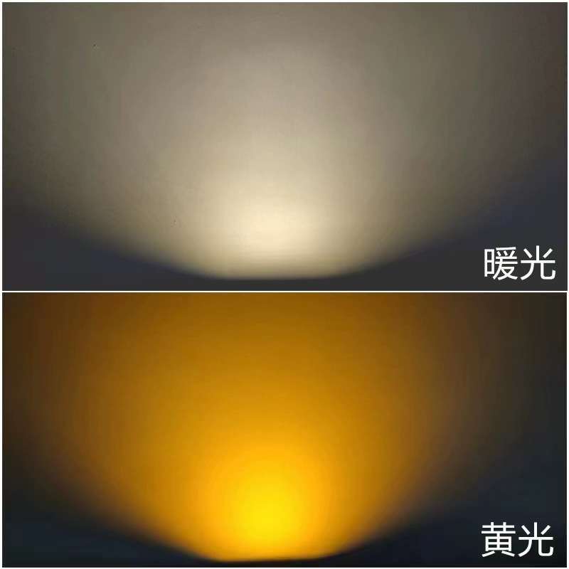 户外黄光超亮射灯LED防水投光灯公园林景观绿化照树暖光照明彩色