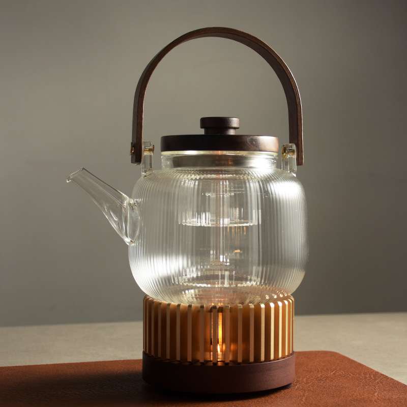 暖茶座 蜡烛温茶炉底座加热暖茶炉 小巧轻奢玻璃茶壶果茶保温