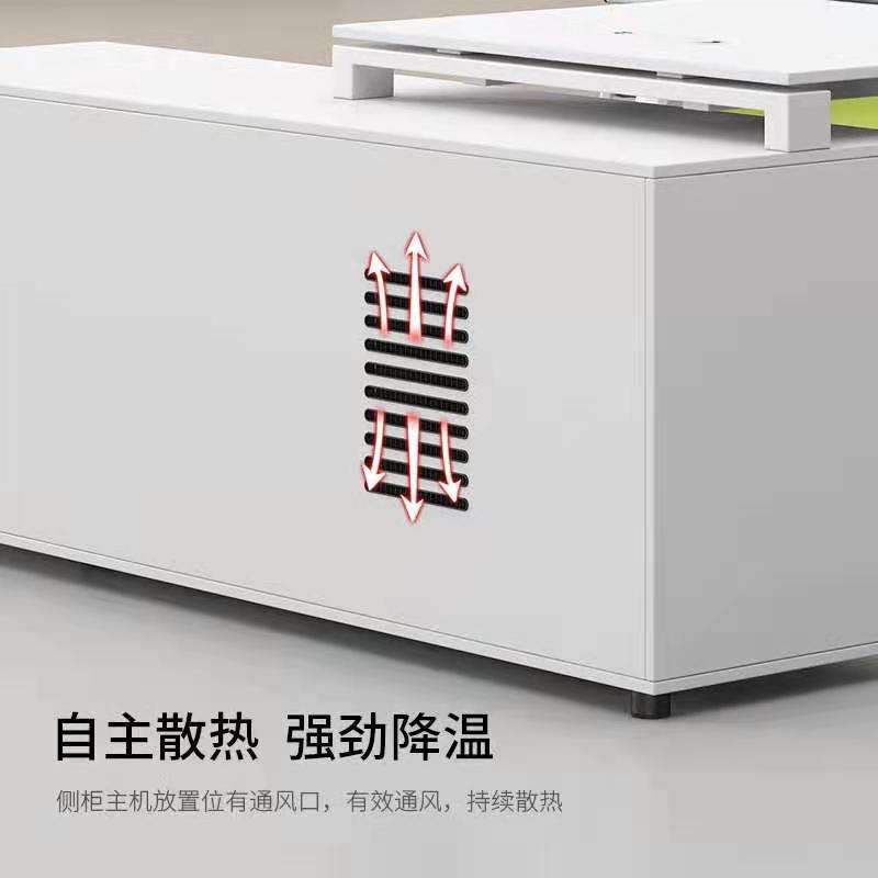老板桌经理主管大班台办公桌椅子组合单人桌板式电脑桌现代简约